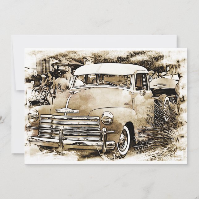 Camion Chevrolet classique des années 50 (Devant)