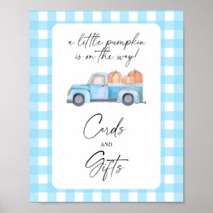 Camion citrouille - CARTES ET CADEAUX Affiche