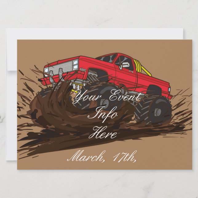 Camion de boue à 4 roues Thunder_Cove (Devant)