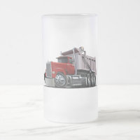 Camion de caricature congélation de la tasse de bi