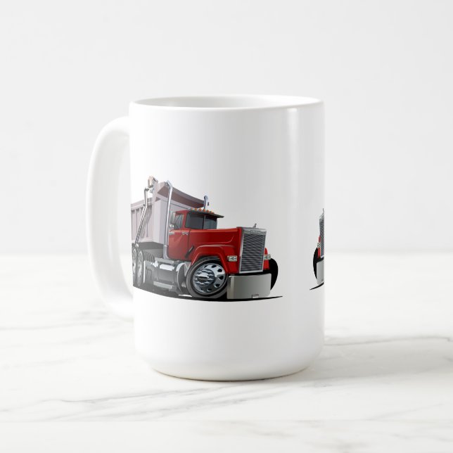 Camion de caricature tasse à café (Devant gauche)