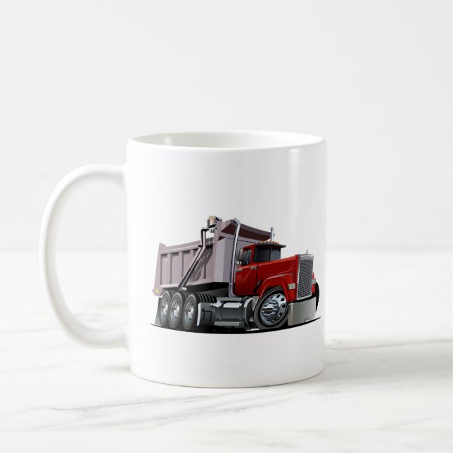 Camion de caricature tasse à café (Gauche)