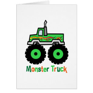 Camion de monstre vert