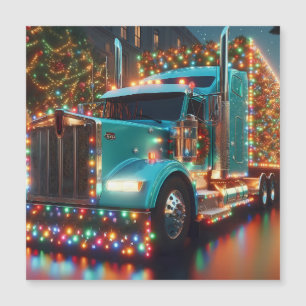 Camion de Noël avec lumières