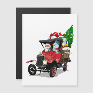Camion de Noël de dessin animé