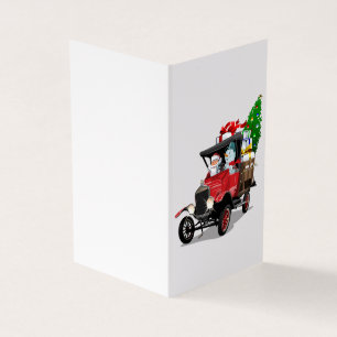 Camion de Noël de dessin animé