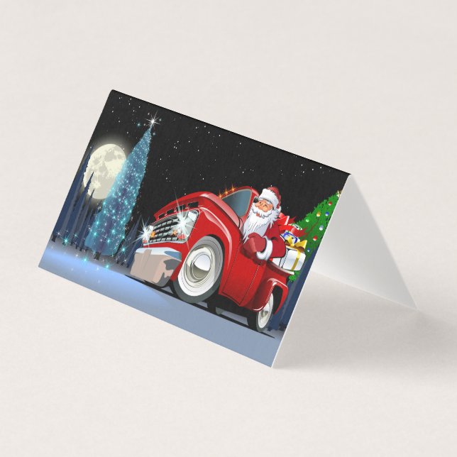 Camion de Noël de dessin animé (Front)