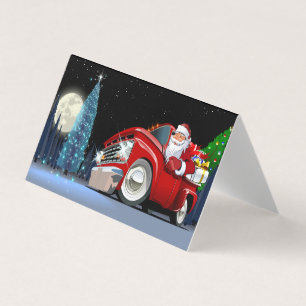 Camion de Noël de dessin animé