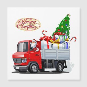 Camion de Noël de dessin animé