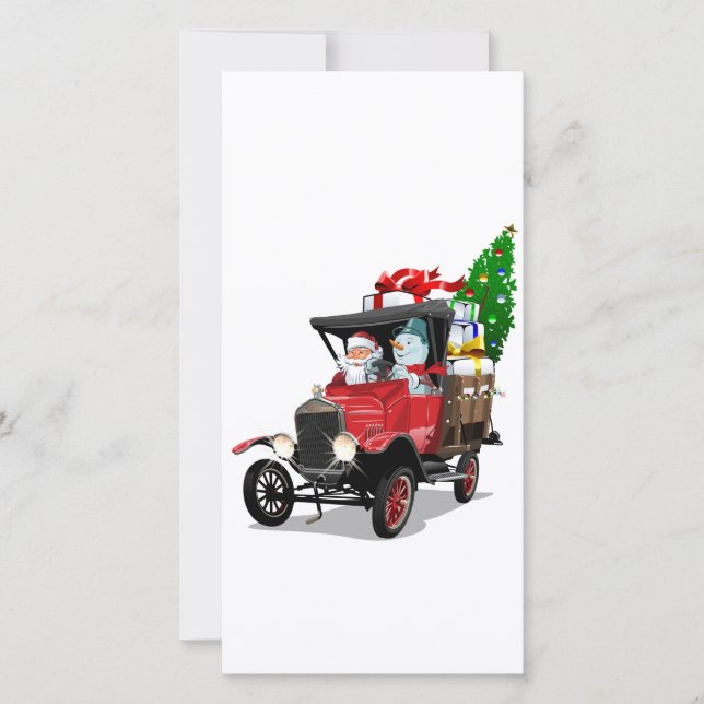 Camion de Noël de dessin animé (Devant)