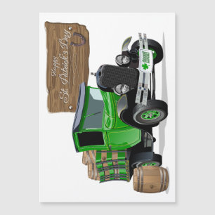 Camion de Noël Saint Patrick Carton vintage