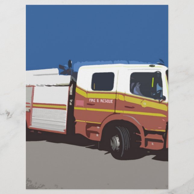 Camion de pompiers (Devant)