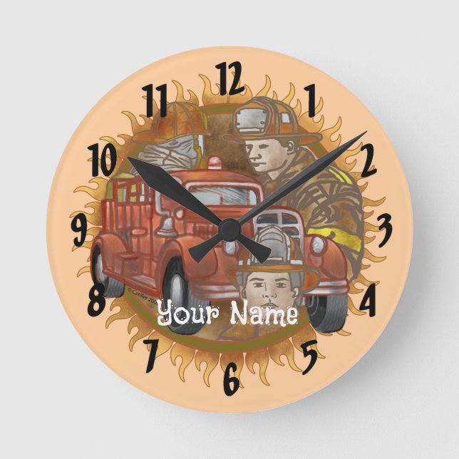Camion de pompiers Buddy  horloges des pompiers (Recto)