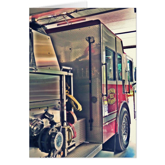 Camion de pompiers, prêt (Devant)