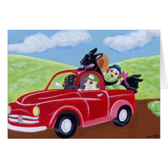 Camion et laboratoires rouges (Devant horizontal)