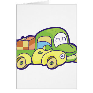 Camion pick-up vert