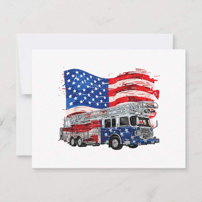 Camion pompier rétro pompier pompier États-Unis Dr (Devant)