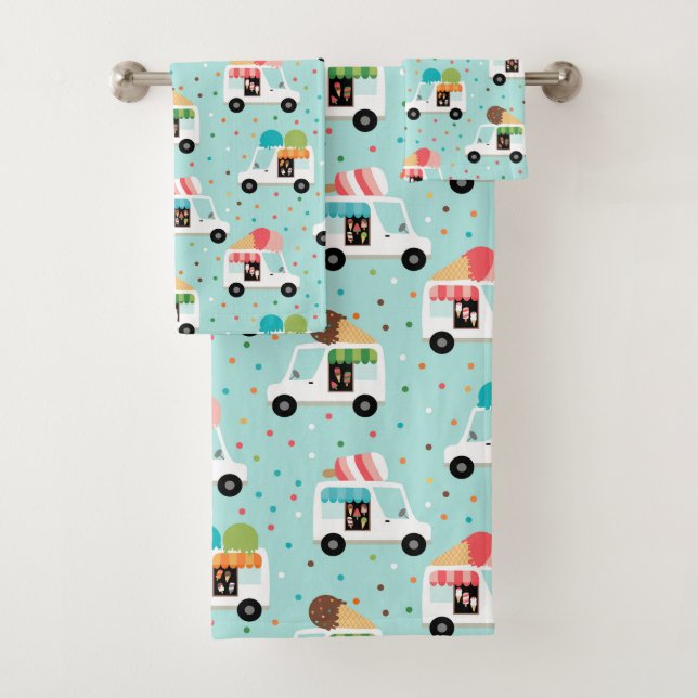 Camions De Crème De Glace Assez Sprinkles Filles (En situation)