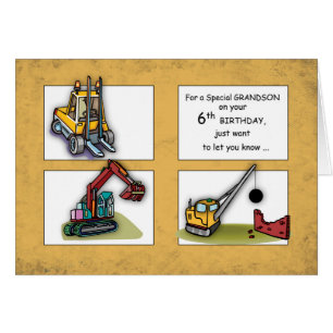 Camions de grand-fils 6e anniversaire