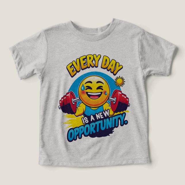 Camiseta  Every Day is a New Opportunity (Design Recto)