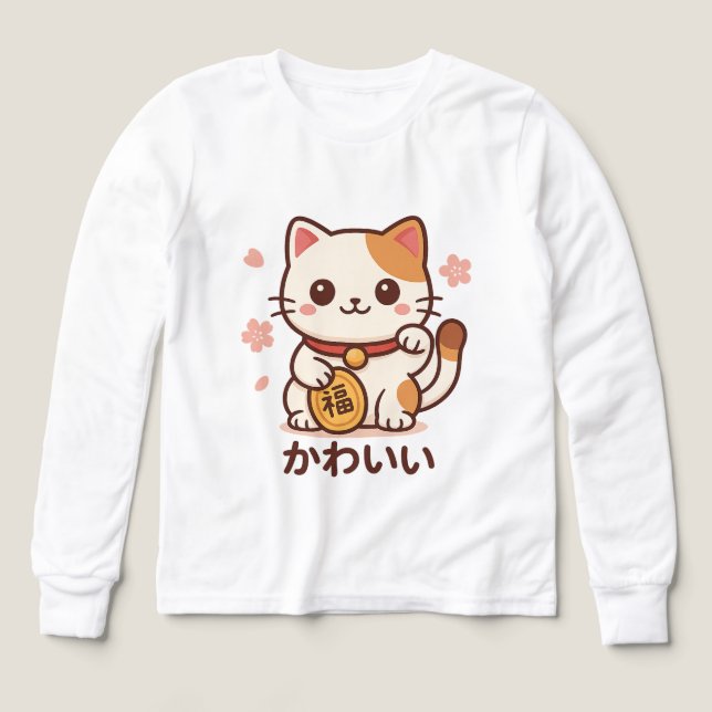 Camiseta Infantil de Manga Larga Tri-blend Bella+C (Motif recto)