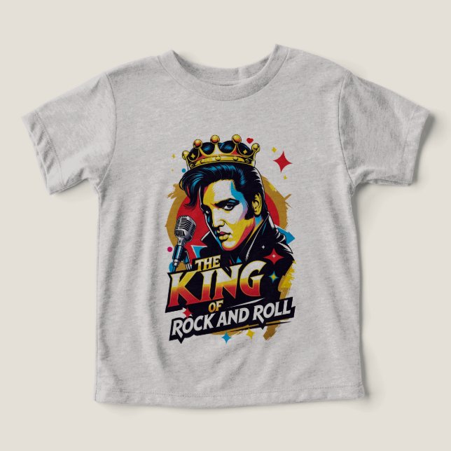 Camiseta  The King of Rock and Roll (Design Recto)