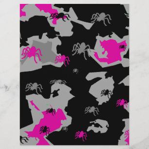 Camo Araignée rose