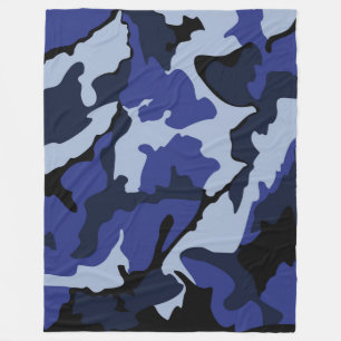 Camo Bleu, Grosse couverture en polaire