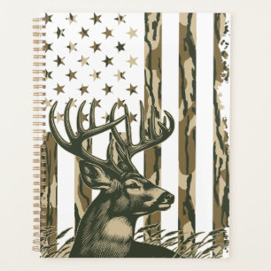 Camo Bottomland Drapeau américain Chasse aux Cerfs