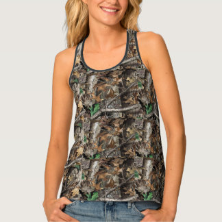 Camo d'arbre forestier Chasseurs #1 Débardeur