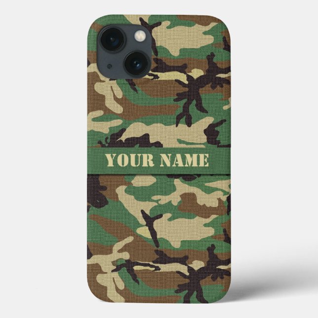 Camo de l'armée Woodland iPhone 6 Xtreme Coque dur (Verso)