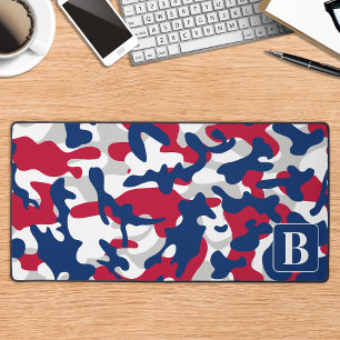 Camo de monogramme personnalisé Patriotique