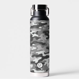 Camo Gris #1 Cuivre Cuivre Infusé Bouteille d'eau