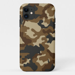 Camo iPhone 5 Coque Brown