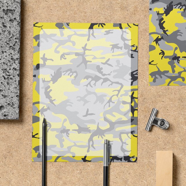 Camo jaune et gris, camouflage, militaire, armée (Créateur téléchargé)