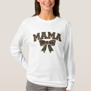 Camo Mama T-Shirt pour femmes décontracté