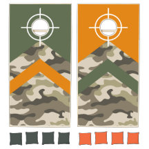 Camo moderne & Orange Chevron Sac extérieur Toile