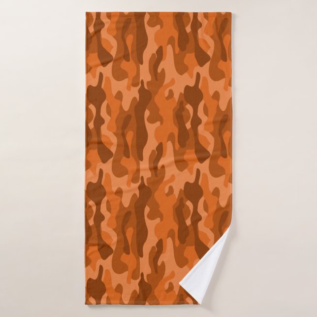 Camo Monocolor Espagnol Orange (Serviette de bain)