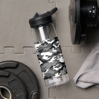 Camo noir et blanc Bouteille d'eau Camelbak
