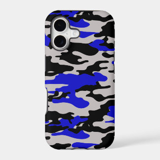 Camo noir et bleu - iPhone 5