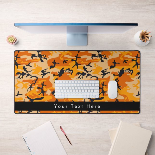 Camo orange, camouflage, militaire, armée (Bureau 1)