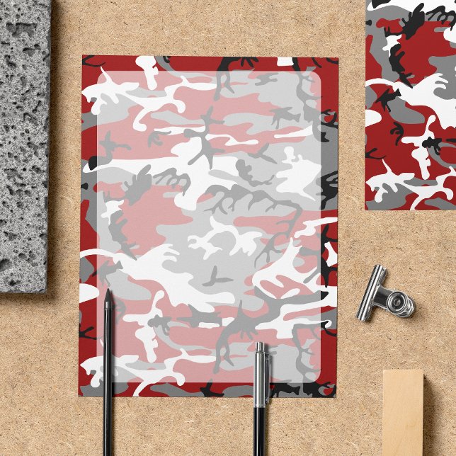 Camo rouge et gris, Camouflage, Militaire, Armée (Créateur téléchargé)