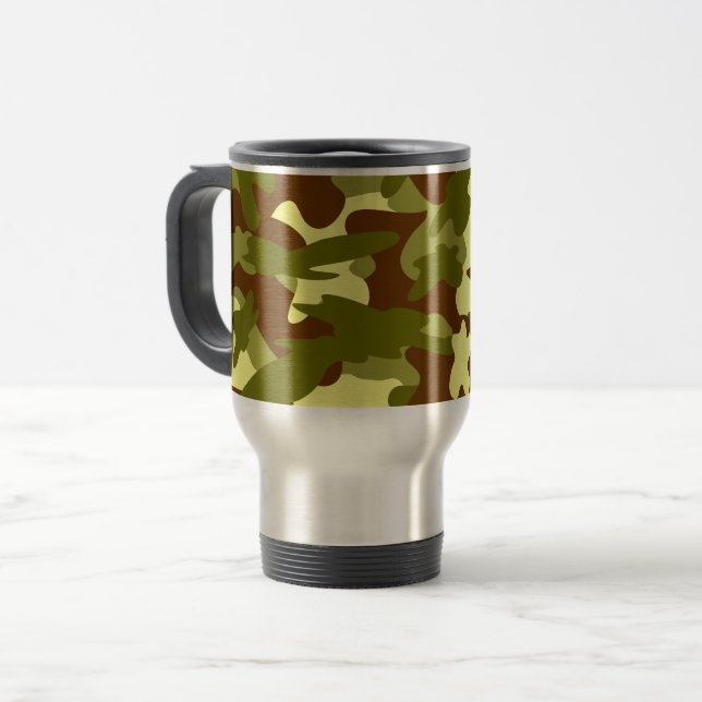 Camo Travel Mug par Heard_ (Devant gauche)