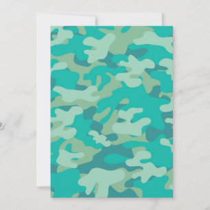 Camo turquoise et bleu