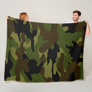 Camo Vert Brut Militaire Personnalisé Couvertures