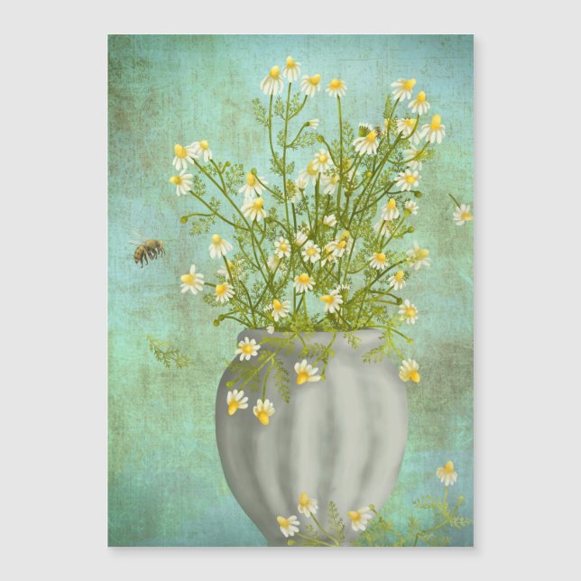 Camomilles et peinture d'abeille (Devant)