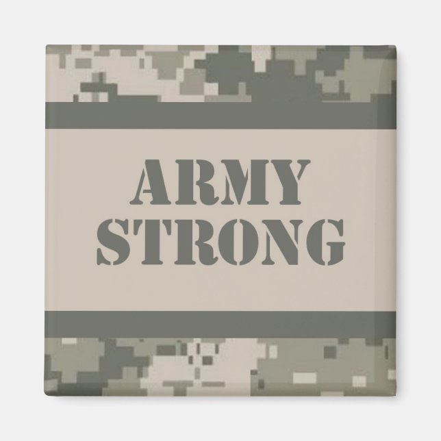 Camouflage Camo ACU 2"x2" Magnet Favor ARMY ACU (Devant)