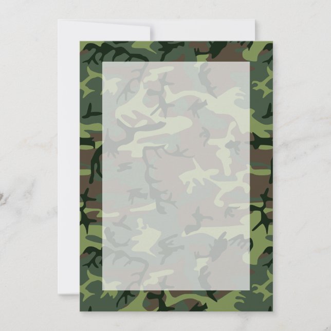 Camouflage Camo Green Brown Pattern (Devant)