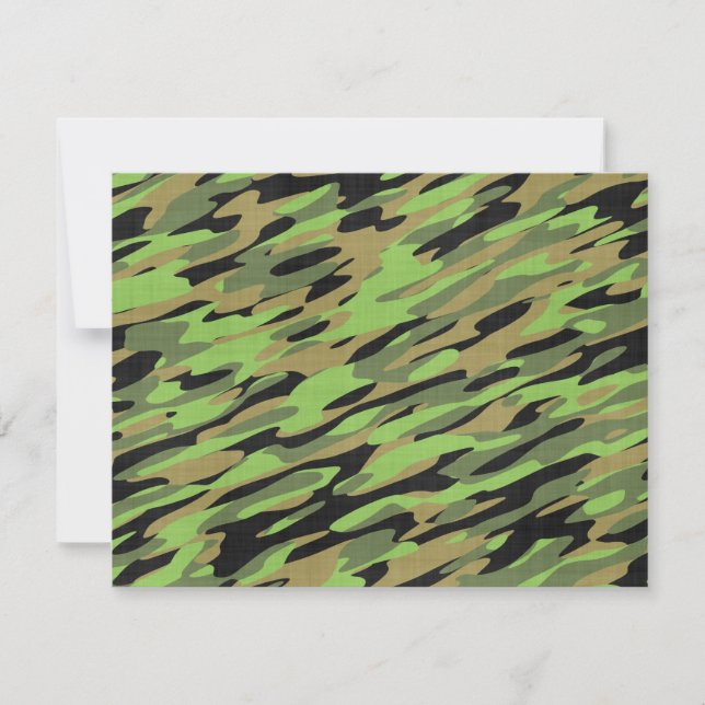 Camouflage de l'Armée verte Texté (Devant)