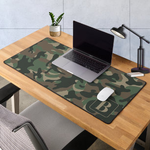 Camouflage de monogramme personnalisé en bois
